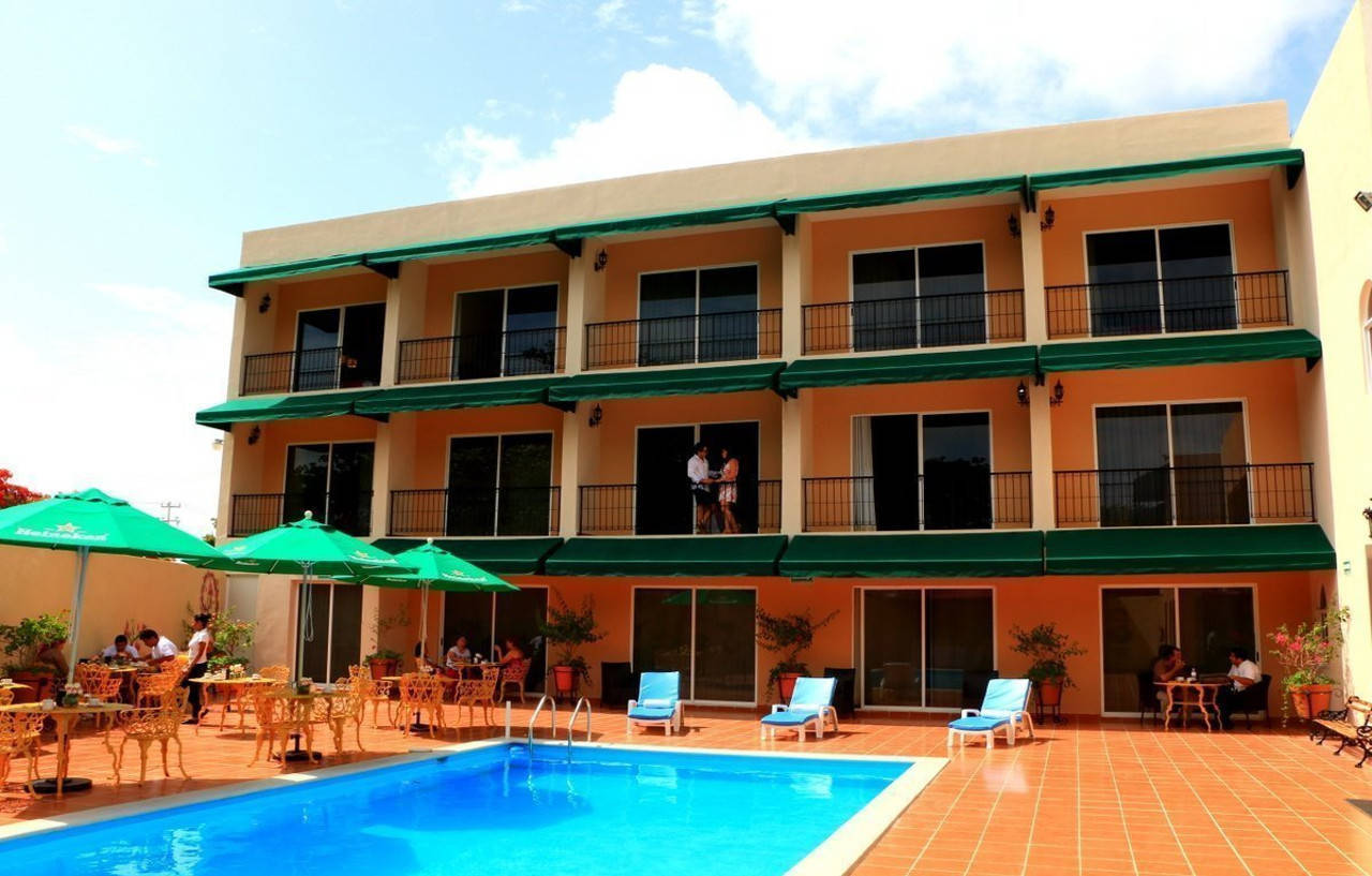 Hotel Siglo 21 Merida Bagian luar foto